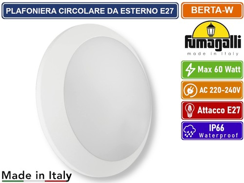 Plafoniera circolare bianca - plafoniera,