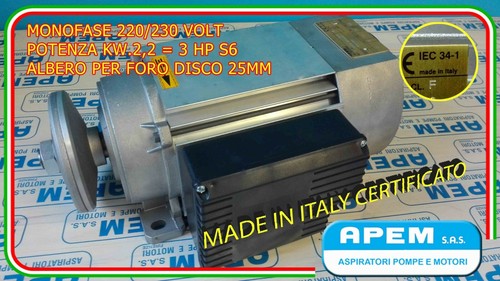 Motore elettrico monofase - elettrico,