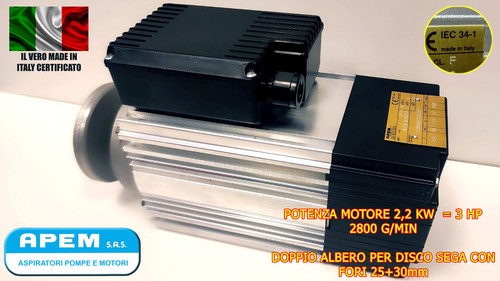 Motore elettrico monofase sega - elettrico,